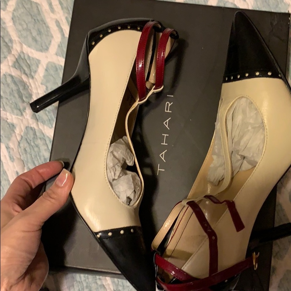 Brand new in box Tahari Brianna heels
